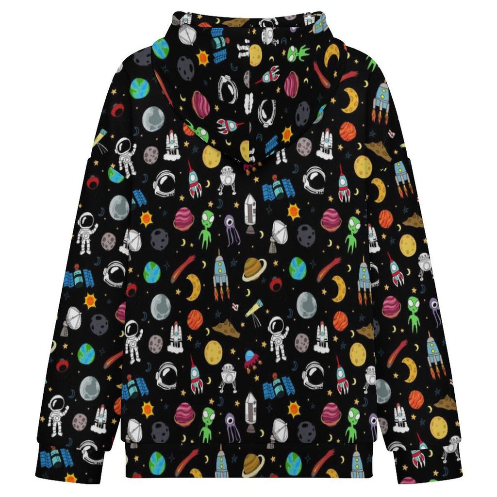 Fun Space Women's Full-Zip Hoodie