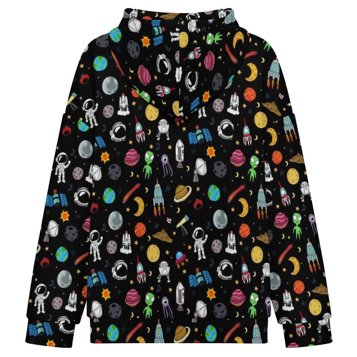 Fun Space Women's Full-Zip Hoodie