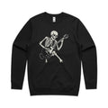 Skeleton Playing Guitar - AS Colour Stencil Crew Sweatshirt