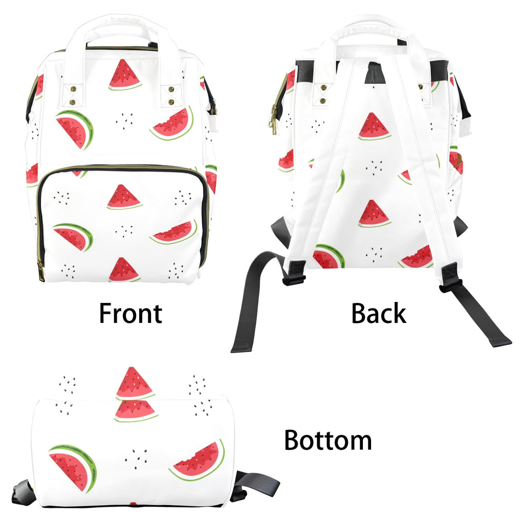 Watermelon - Multi-Function Backpack, Nappy / Diaper Bag
