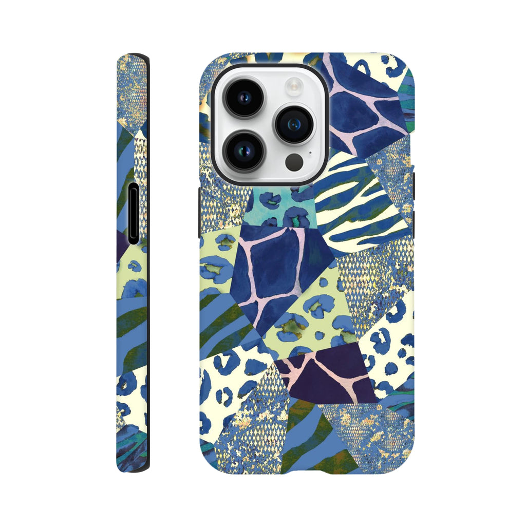 Animal Mosaic - Apple iPhone Tough case iPhone 14 Pro iPhone Tough Case animal Globally Fulfilled