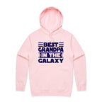 Best Grandpa In The Galaxy - Mens Hoodie Pink Mens Hoodie Dad Printed In Australia