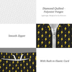 Yellow Lightning Men's Lightweight Sun Hoodie & Shorts Set Men's Lightweight Sun Hoodie & Shorts comic Printed Offshore