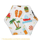 Beach Time Kids Safe Round Corner Umbrella Kids Safe Round Corner Umbrella Printed Offshore Summer Surf