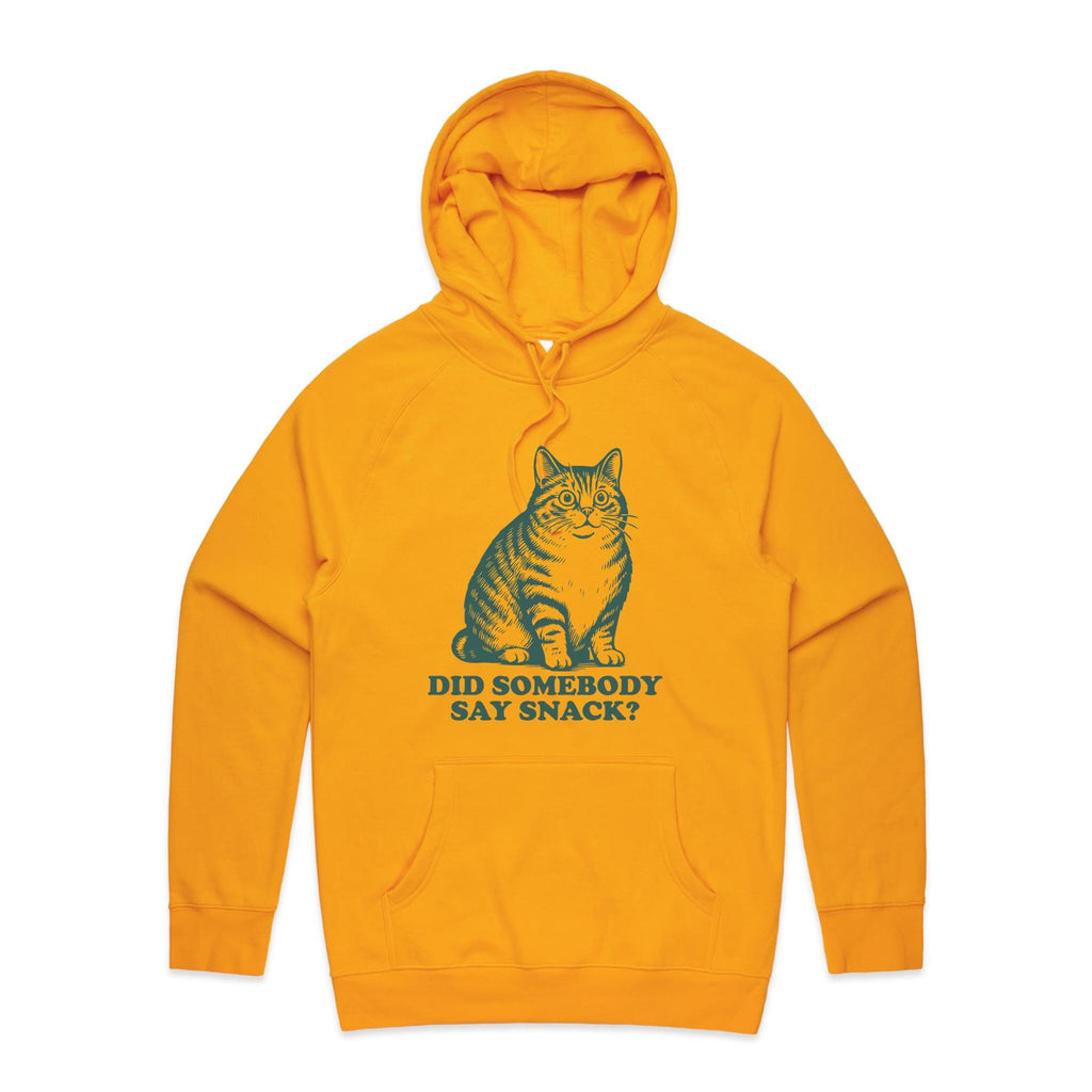 Cat, Did Somebody Say Snack? - Mens Hoodie