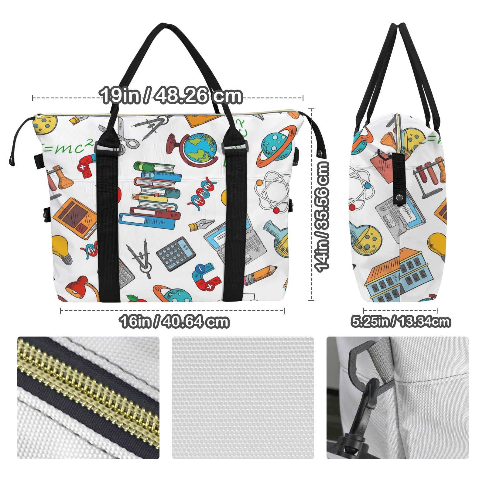 School Time Duffle Bag-Simple (Model 1715) Duffle Bag-Simple (1715)