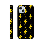 Yellow Lightning - Apple iPhone Tough case iPhone 15 Plus iPhone Tough Case comic Globally Fulfilled
