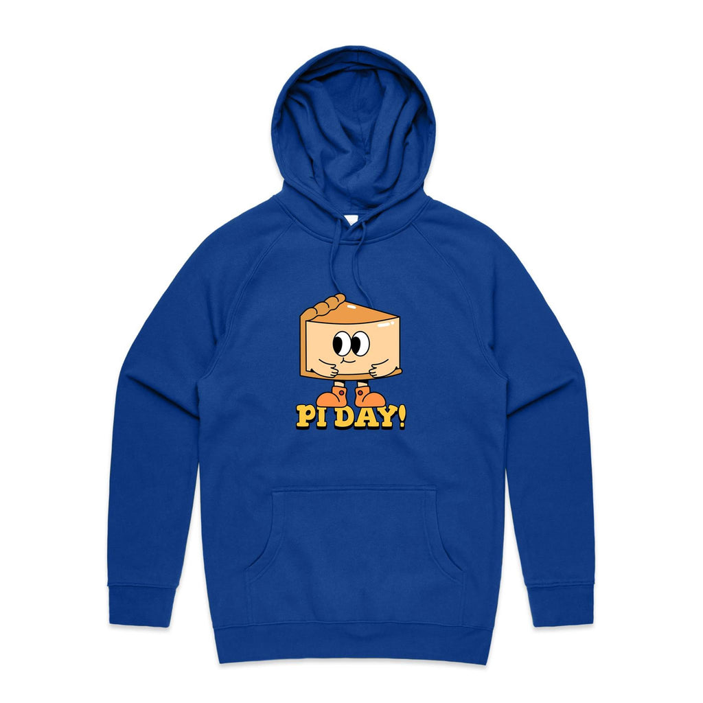 Pi Day - Mens Hoodie Bright Royal Mens Hoodie Maths Printed In Australia