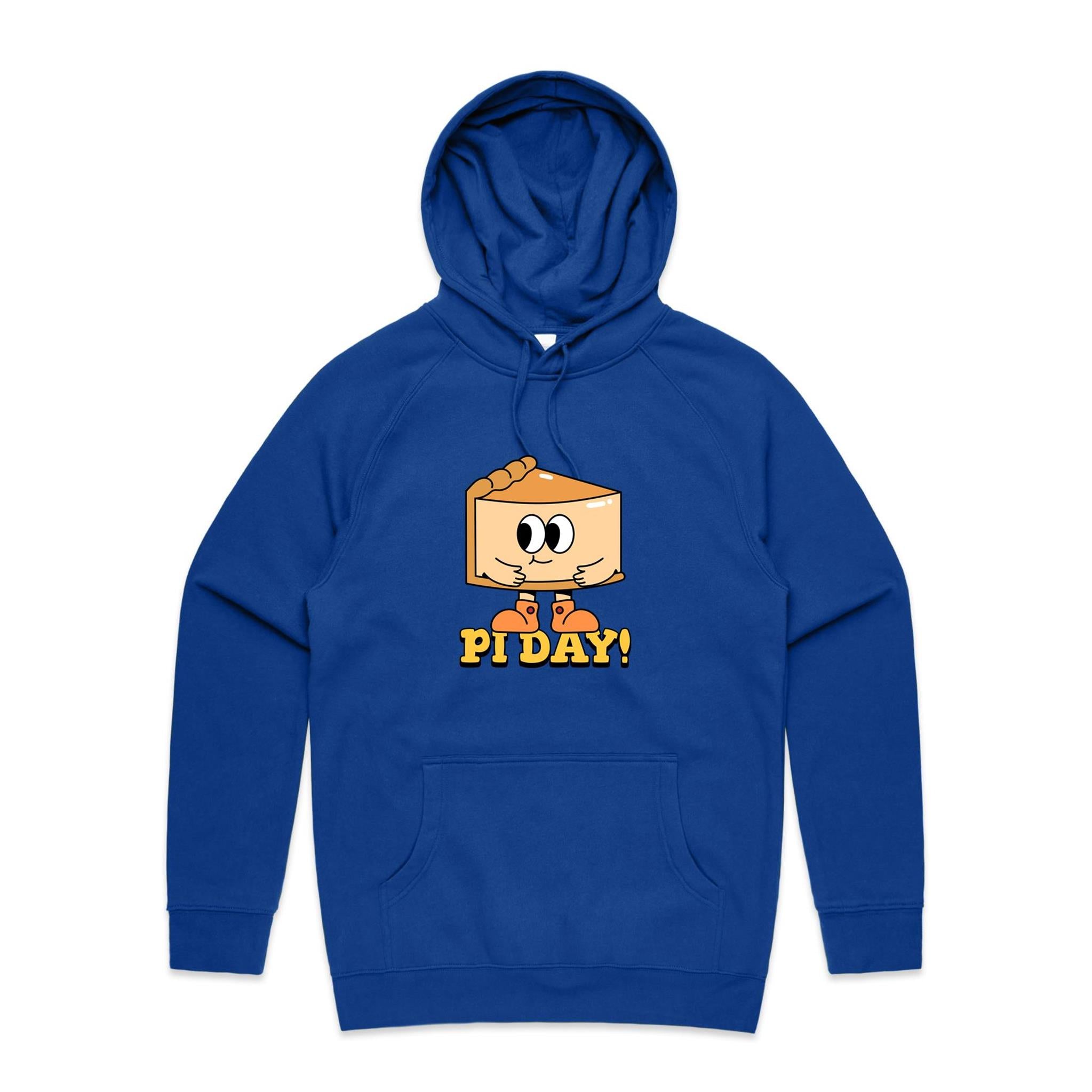 Pi Day - Mens Hoodie Bright Royal Mens Hoodie Maths Printed In Australia