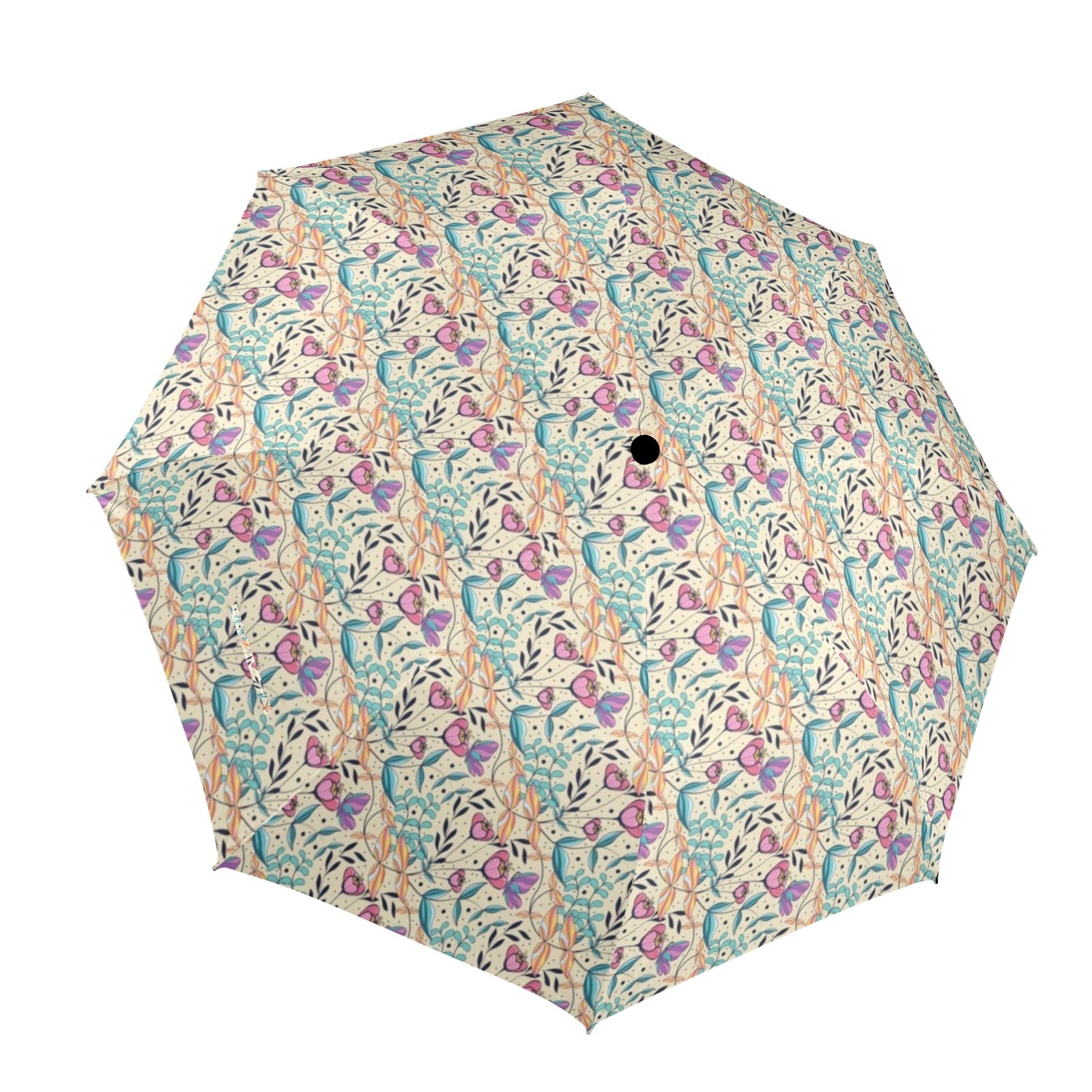 Butterfly Floral Umbrella One Size Umbrella Plants Printed Offshore