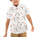 Birds Of A Feather Junior Kids Hawaiian Shirt