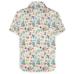 Travel And Explore Women's Short-Sleeve Button Up Shirt Women's Short-Sleeve Button Up Shirt Printed Offshore