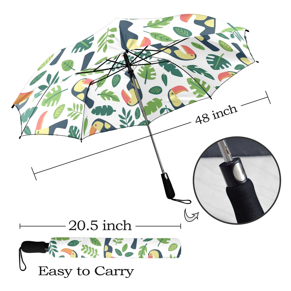 Toucans - Semi-Automatic Foldable Umbrella (Model U12) Semi-Automatic Foldable Umbrella (U12)