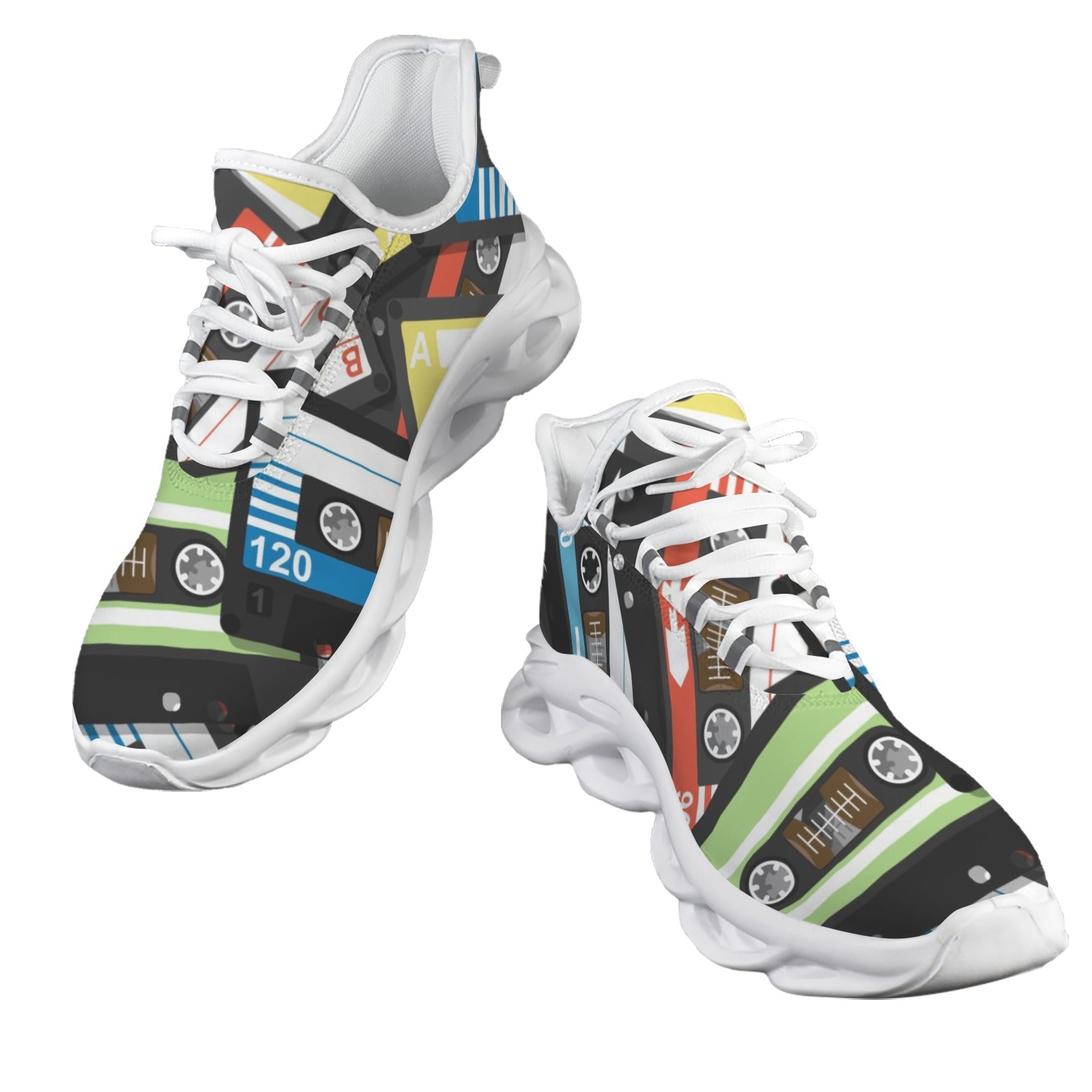 Cassette Tapes Women's Twisted Sole Sneakers