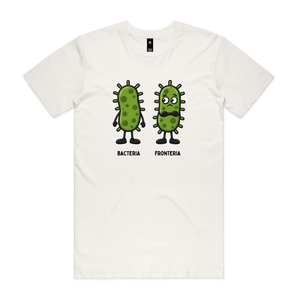 Bacteria Fronteria Men's AS Colour T-shirt Natural Mens T-shirt Printed In Australia Science