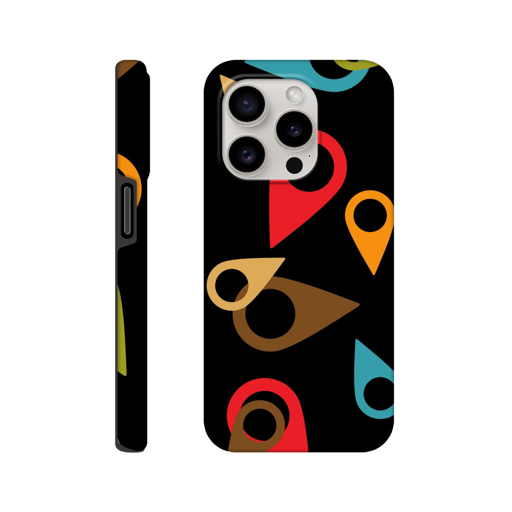 Where Am I, Location Pin - Apple iPhone Tough case iPhone 15 Pro iPhone Tough Case Globally Fulfilled