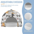 Cat Hello Kids Baseball Cap