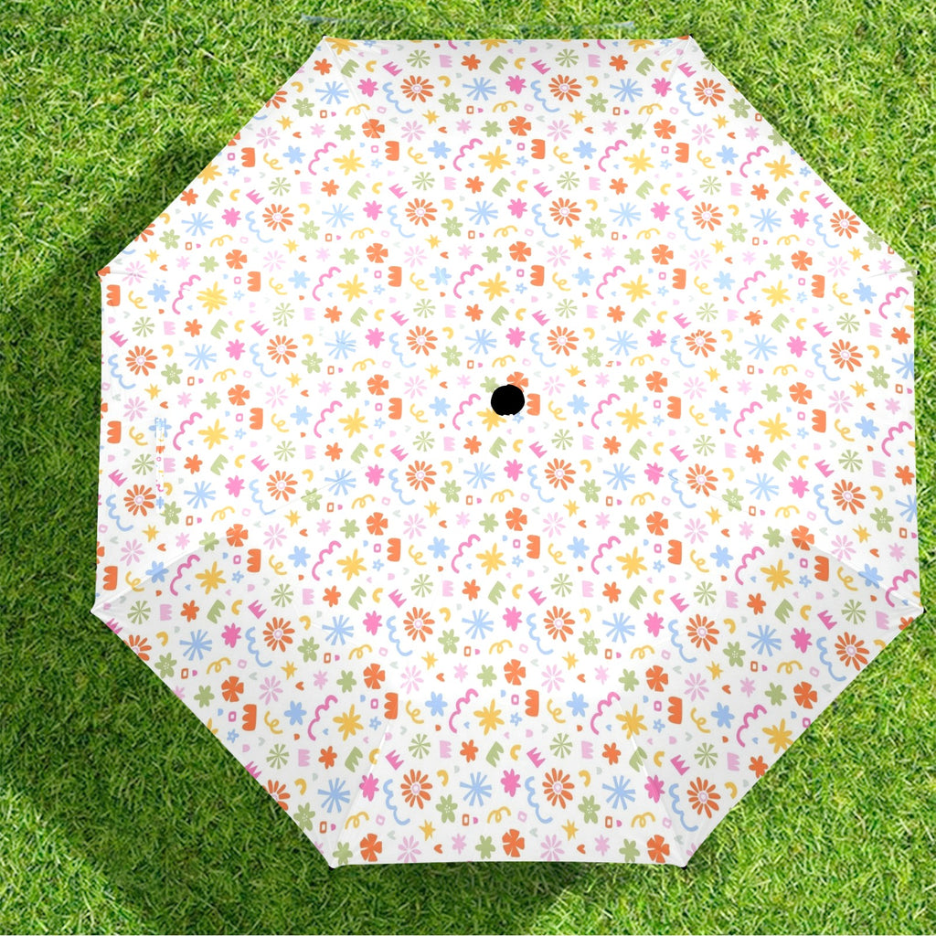 Abstract Colourful Shapes Umbrella Umbrella Printed Offshore