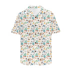 Travel And Explore Men's Short Sleeve Hawaiian Shirt Men's Hawaiian Shirt (New) Printed Offshore