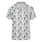 Astronauts And UFO's Kids Cotton Short Sleeve Shirt