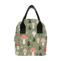 Toadstools Zipper Lunch Bag One Size Zipper Lunch Bag Printed Offshore