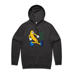 Banana, Time To Split - Mens Hoodie Coal Mens Hoodie Food Printed In Australia