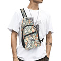 Diamond Cat Pattern Chest Bag One Size Cross Body Chest Bag animal Printed Offshore