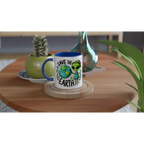 Personalised - Save The Earth, Alien - 11oz Ceramic Mug Personalised Mug customise Environment Globally Fulfilled personalise Sci Fi