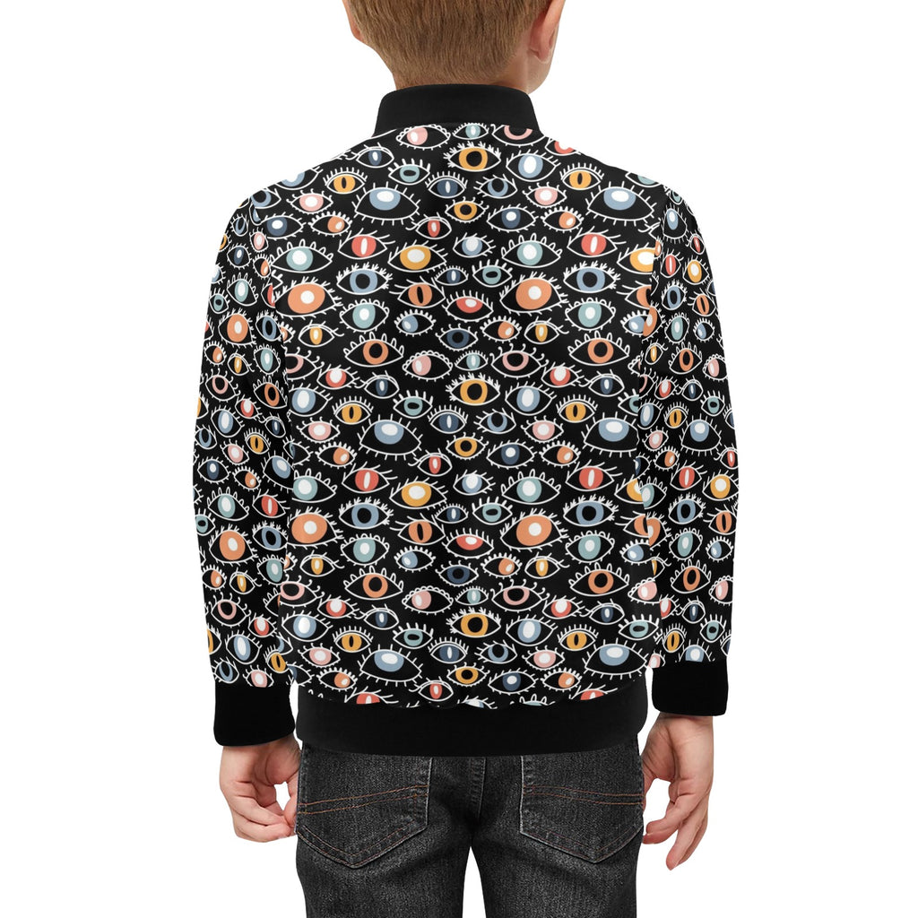 Eyes On Black Kids Bomber Jacket Kids Bomber Jacket Printed Offshore