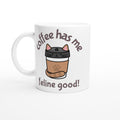 Coffee Has Me Feline Good - White 11oz Ceramic Mug Default Title White 11oz Mug animal Coffee Globally Fulfilled