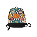 Happy Retro Flowers - Fabric Backpack