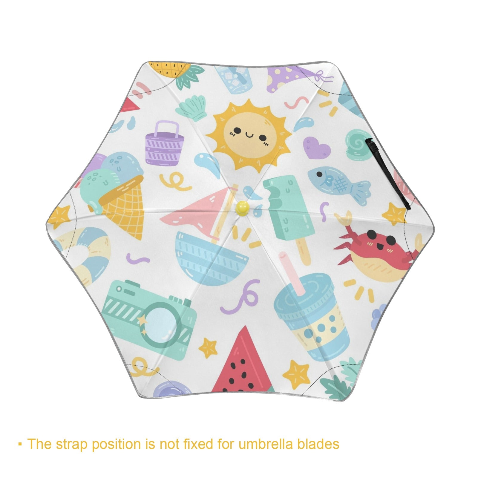 Summer Fun Kids Safe Round Corner Umbrella Kids Safe Round Corner Umbrella Printed Offshore Summer