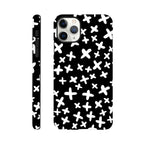 Black And White Crosses - Apple iPhone Tough case iPhone Tough Case Globally Fulfilled