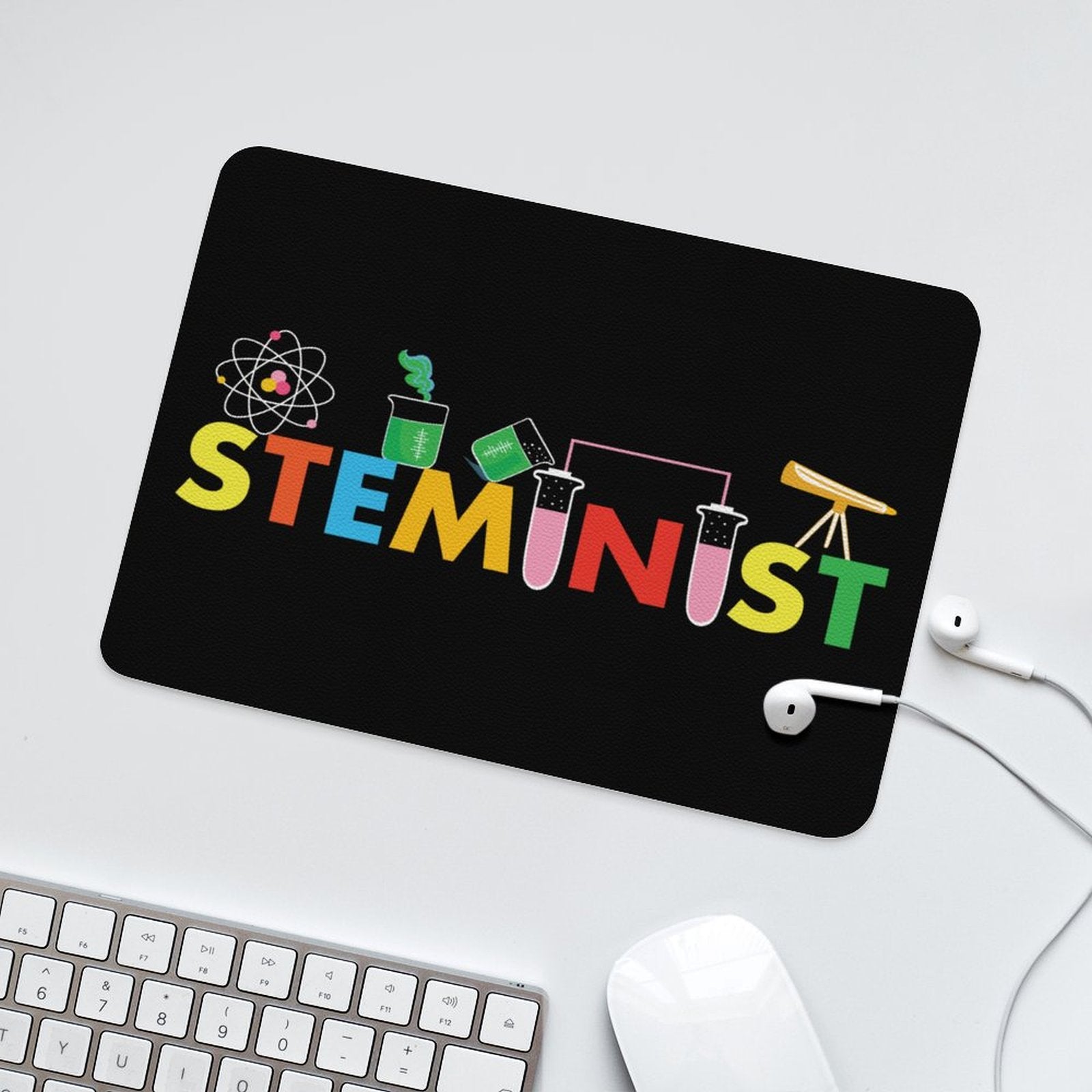 Steminist Leather Mouse Pad Leather Mouse Pad Printed Offshore Science