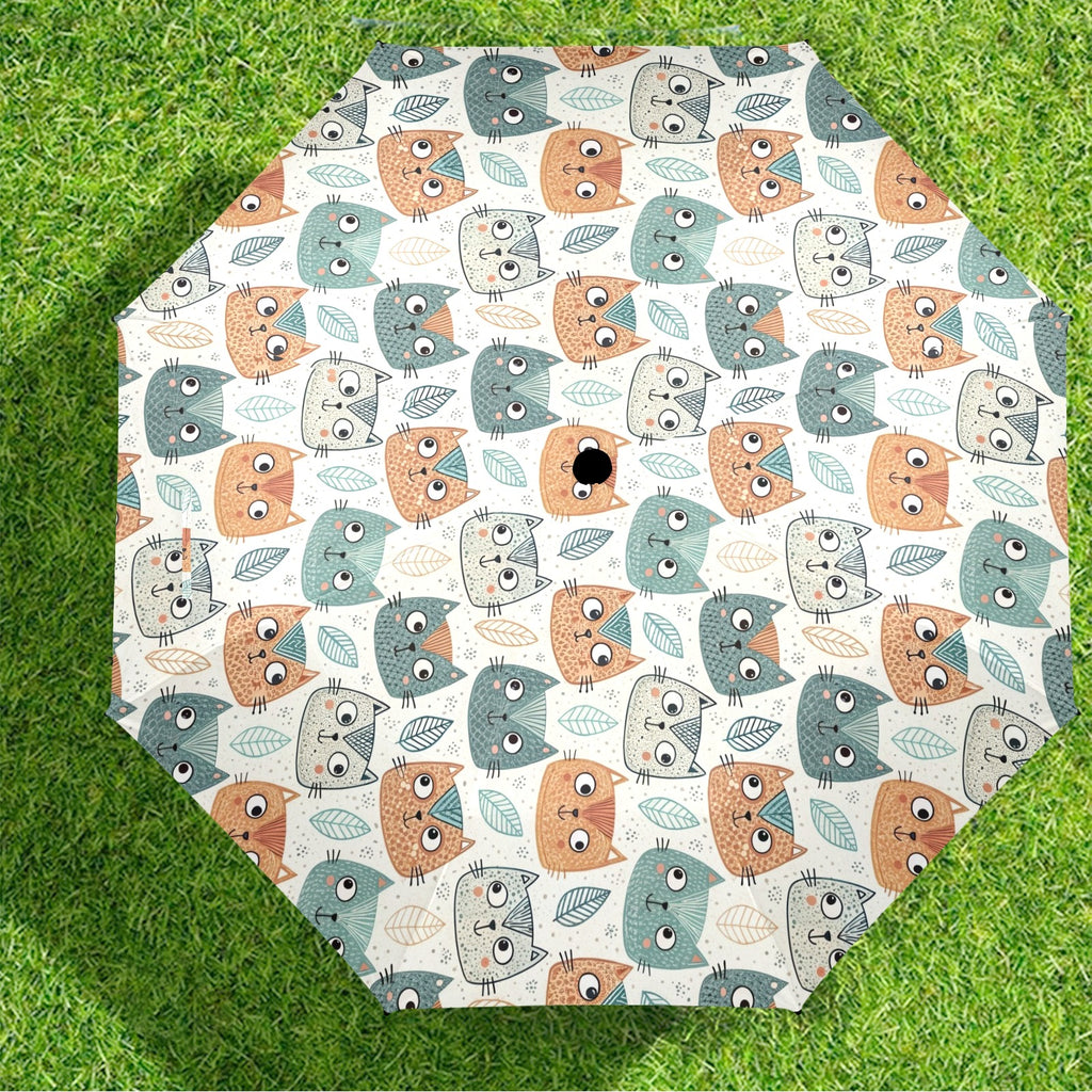 Cute Cat Faces Umbrella Umbrella animal Printed Offshore