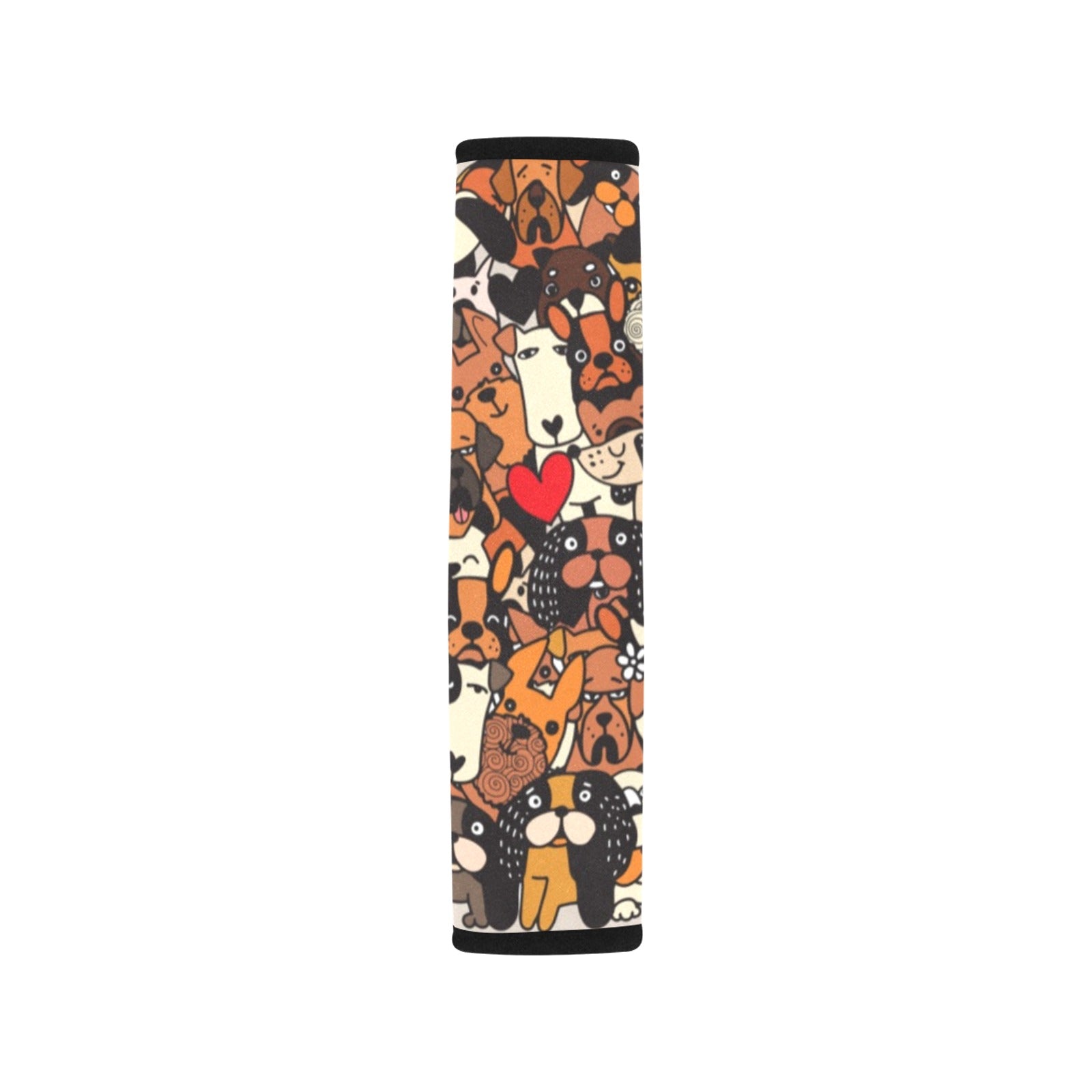 Dog Crowd Car Seat Belt Cover 7''x10'' (Pack of 2) Car Seat Belt Cover 7x10 (Pack of 2) animal Printed Offshore