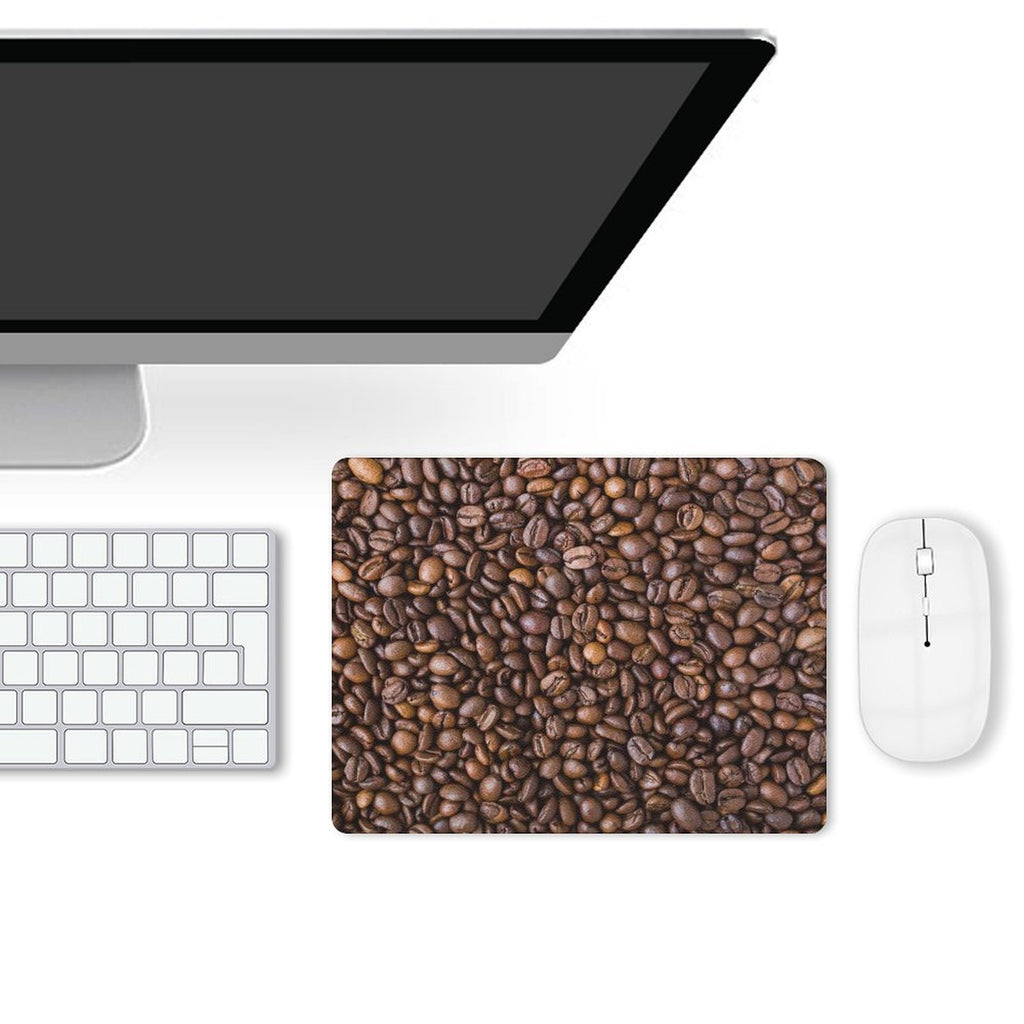 Coffee Beans Leather Mouse Pad Leather Mouse Pad Coffee Printed Offshore