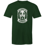 Alien, Allergic To Humans - Mens T-Shirt Forest Green Mens T-shirt Printed In Australia Sci Fi