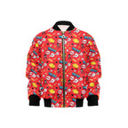 Comic Book Red Kids Bomber Jacket XL Kids Bomber Jacket comic Printed Offshore
