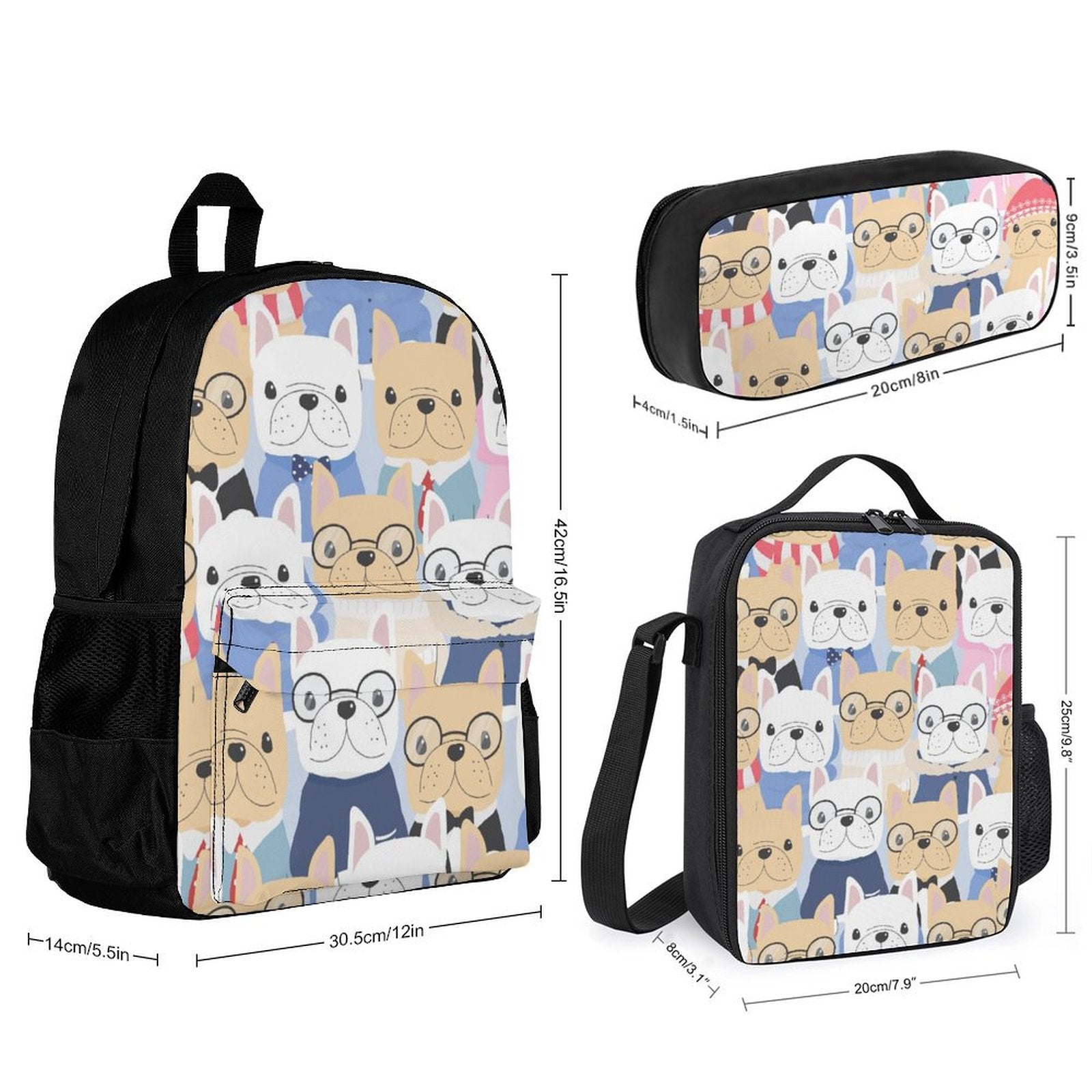 Cat Crowd - Three Piece Backpack Set