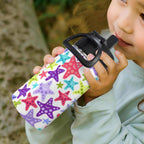 Starfish 12oz Kids Water Bottle with Straw Lid