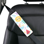 Summer Fun Car Seat Belt Cover 7''x10'' (Pack of 2) Car Seat Belt Cover 7x10 (Pack of 2) Printed Offshore Summer