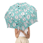 Comic Book Speech Bubbles - Semi-Automatic Foldable Umbrella (Model U12) Semi-Automatic Foldable Umbrella (U12)
