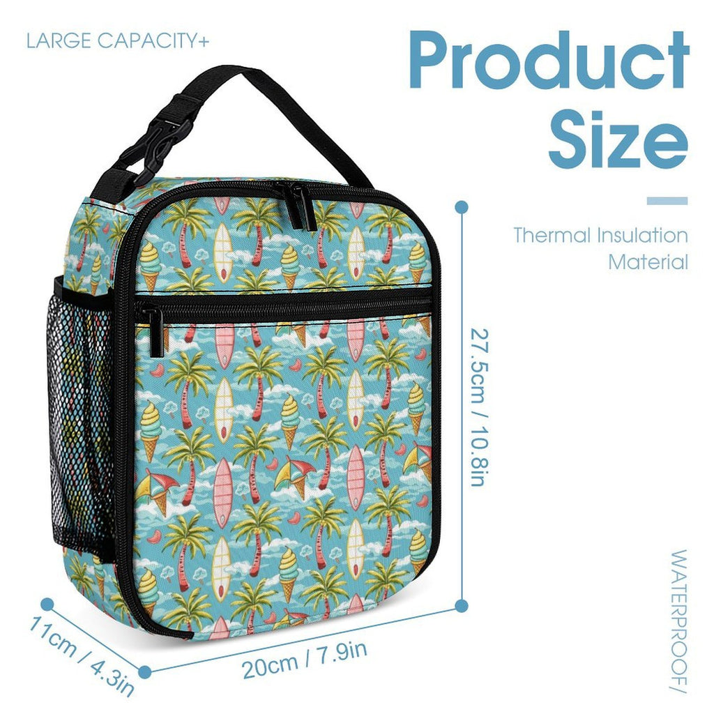 Summer Surf Backpack, Lunch Bag & Pencil Case Set