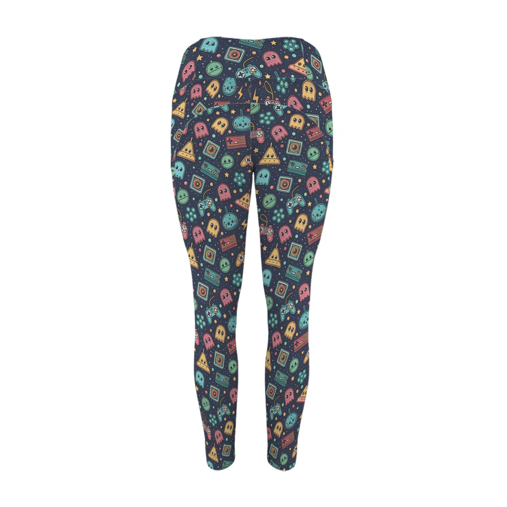 Video Game Women's High Waist Pockets Yoga Leggings Women's High Waist Pockets Yoga Leggings Games Printed Offshore