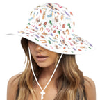 Cute Bugs Wide Brim Bucket Hat Wide Brim Bucket Hat animal Printed Offshore