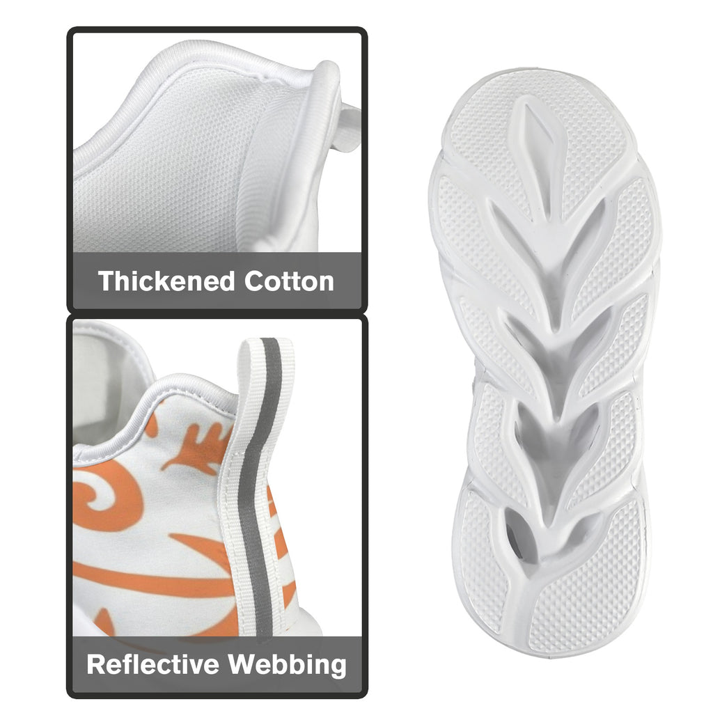 Orange Surf Men's Twisted Sole Sneakers