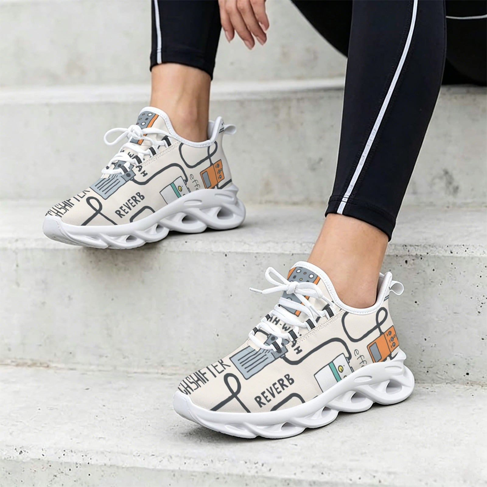 Guitar Pedals Women's Twisted Sole Sneakers