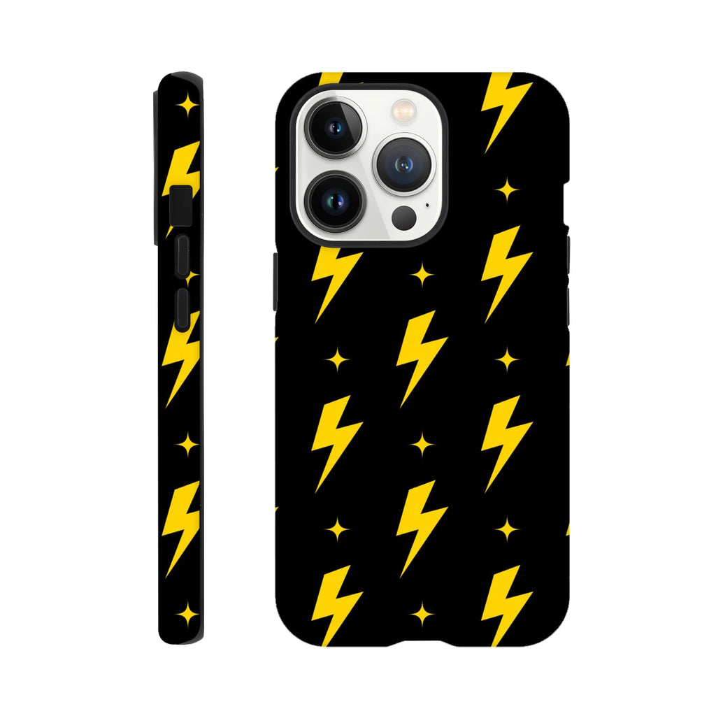 Yellow Lightning - Apple iPhone Tough case iPhone 13 Pro iPhone Tough Case comic Globally Fulfilled