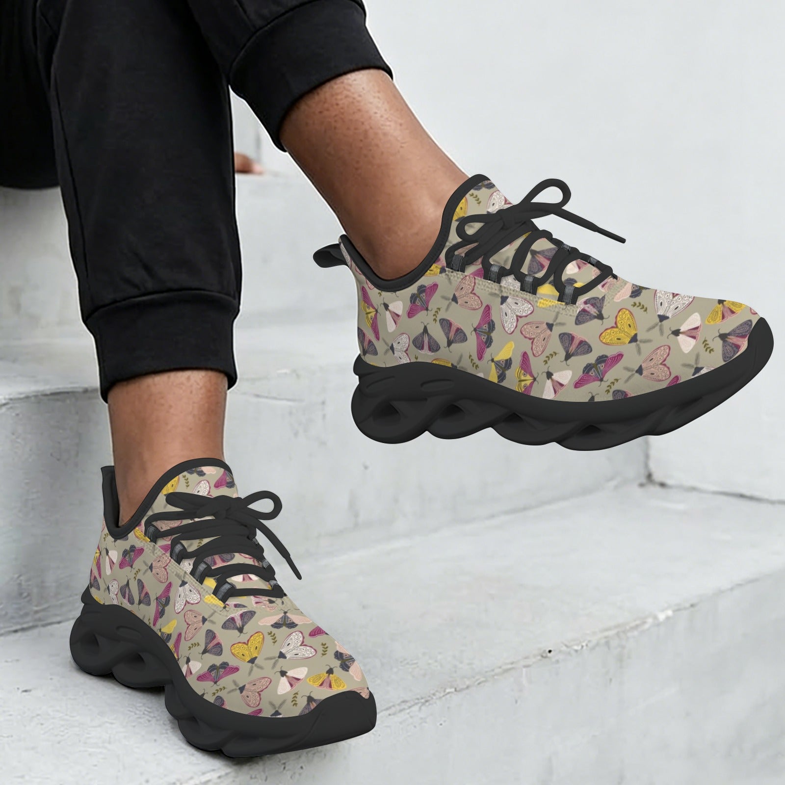 Pretty Moths Women's Twisted Sole Sneakers